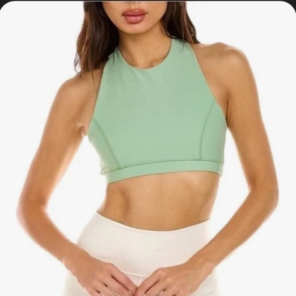 NWT We Wore What Racerback Bra in Fair Green Activewear Sports Bra Size Small - Picture 1 of 16